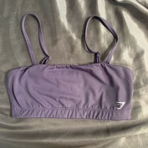 Gymshark bandeau bra in Mercury purple